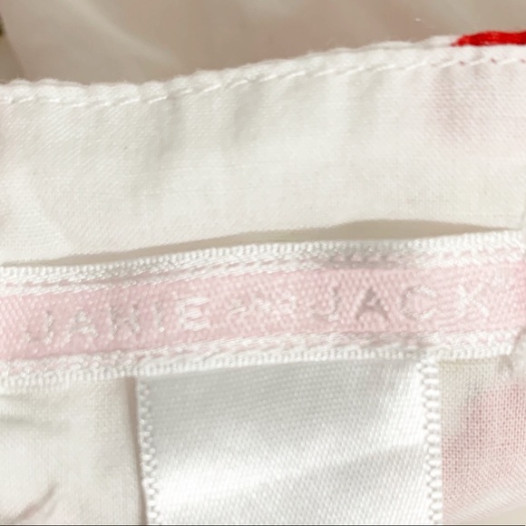 Janie and Jack Camellia Fully Lined 100% Cotton Floral Pattern Sleeveless Blouse - Picture 10 of 12